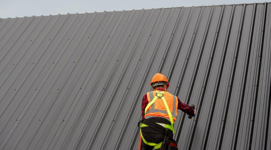 Professional metal roof installation services in Berne, IN